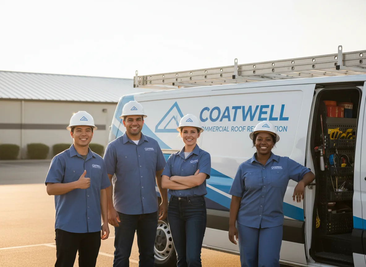 Commercial roof coating company in Breeding, KY